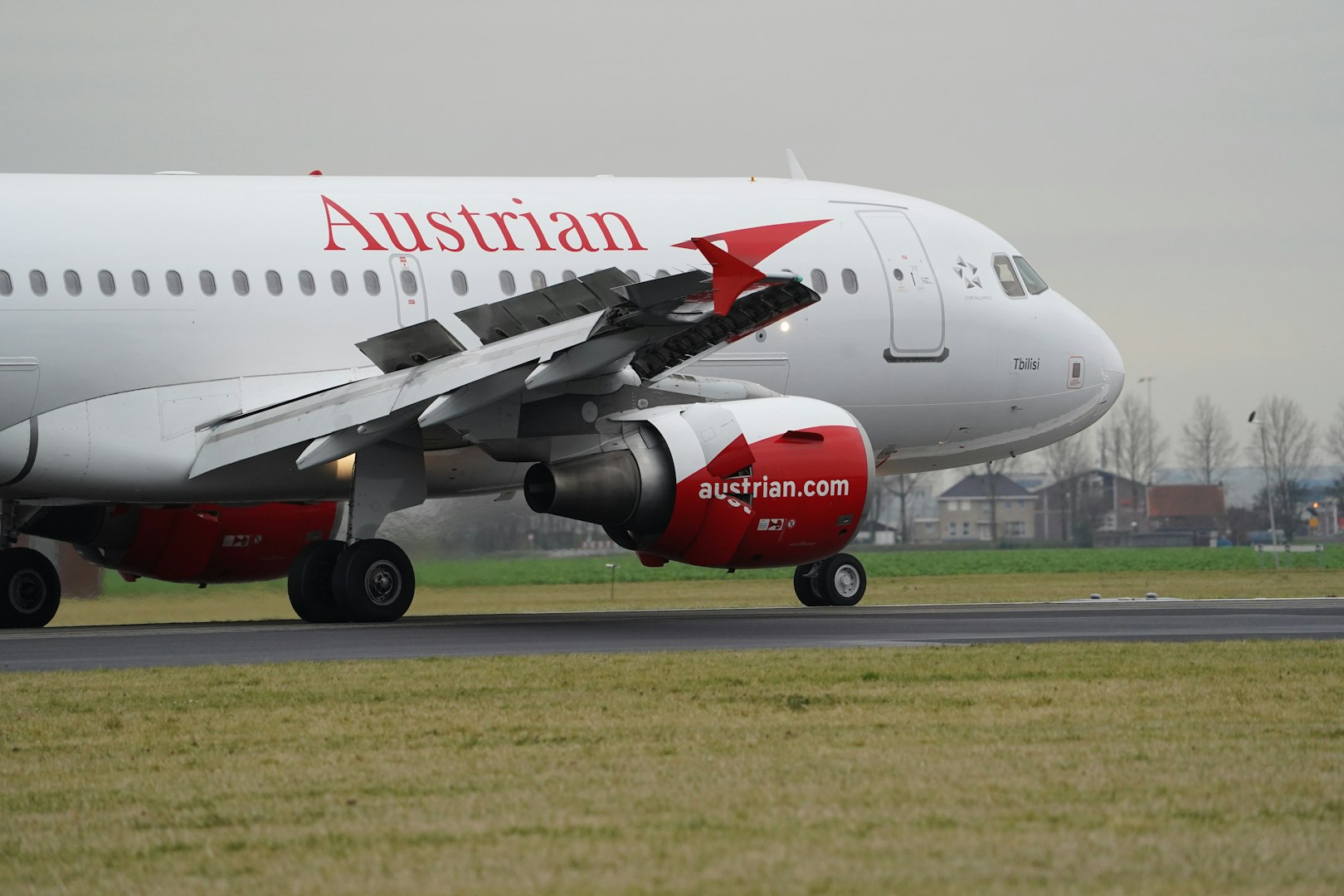 lietadlo austrian airlines